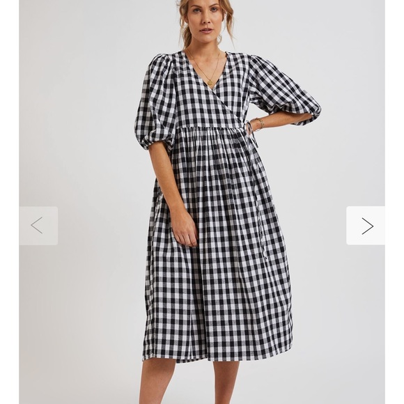 CERES LIFE Gingham Wrap Dress - Picture 3 of 3